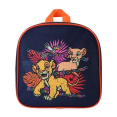 Sac a dos Le Roi lion - 24cm -  1 compartiment - marine - Bagtrotter