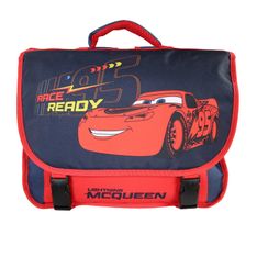 Cartable Cars - 38cm -  2 compartiments - rouge - Bagtrotter