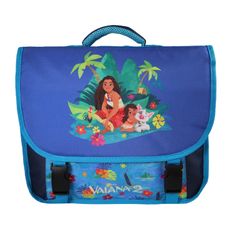Cartable Vaiana - 38cm -  2 compartiments - bleu - Bagtrotter