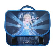 Cartable La Reine des neiges - 38cm -  2 compartiments - marine - Bagtrotter