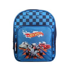 Sac a dos hot wheels - 31cm -  1 compartiment - bleu - Bagtrotter