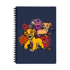 Cahier de texte Le Roi Lion - 18x22 cm - marine - Bagtrotter