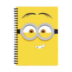 Cahier de texte Les Minions - 18x22 cm - jaune - Bagtrotter