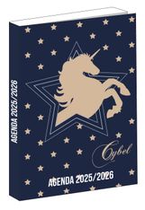 Agenda Cybel - 1 jour par page - 12x17 cm - marine - Bagtrotter