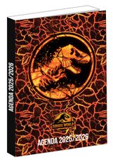 Agenda Jurassic World - 1 jour par page - 12x17 cm - noir - Bagtrotter