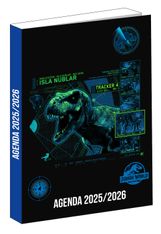 Agenda Jurassic World - 1 jour par page - 12x17 cm - noir - Bagtrotter