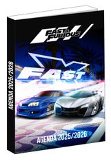 Agenda Fast and Furious - 1 jour par page - 12x17 cm - noir - Bagtrotter