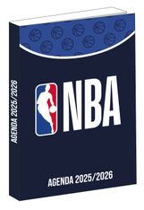 Agenda NBA - 1 jour par page - 12x17 cm - bleu - Bagtrotter