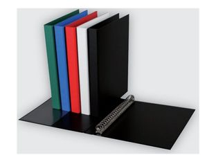 Quantore - Classeur à anneaux - largeur de dos : 42 mm - pour A4 (210 x 297 mm) - rouge