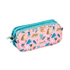 Trousse Exotic - 2 compartiments - Rose - Viquel