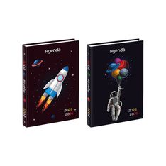 Agenda Space - 1 jour par page - 12 x 17 cm - Viquel