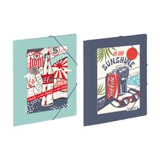  Chemise à élastique 3 rabats - A4 - Coca-Cola Sunshine - Viquel