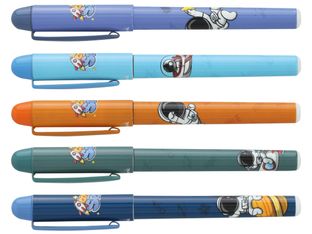 Plumink plastique INK "Cosmospace" 5 designs assortis 