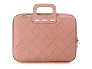 Bombata Intrecciato - Sacoche pour ordinateur portable - 13" - 14" - rose pâle