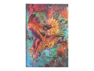Journal  -  9 x 14 cm  - 176 pages - dragon ronronnant  - multicolore - Paperblanks