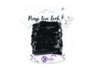 Graine Creative - Paillettes - 6 cm x 6 m - noir