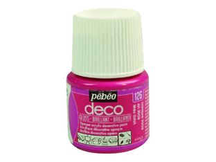 Pebeo Deco - Peinture - peinture acrylique - orange - opaque - brillant - 45 ml