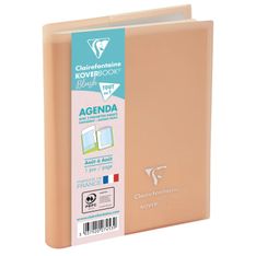 Agenda Koverbook Pastel - 1 jour par page - 12 x 17 cm - disponible dans différentes couleurs - Exacompta