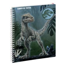 Cahier de textes à spirale Jurassic World - 17 x 22 cm - Raptor - Exacompta