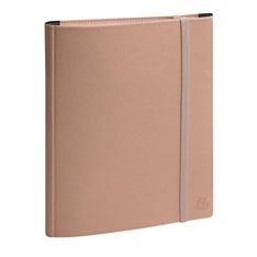 Agenda de bureau spiralé 16 mois Paloma All in One - 1 semaine sur 1 page - 15 x 21 cm - Pêche - Exacompta