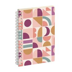 Agenda de poche spiralé 16 mois Paloma - 1 semaine sur 2 pages - 10 x 15 cm - Géométrique - Exacompta