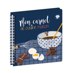 Quo Vadis - Carnet de cuisine - Spiralé - Français - Carnets thématiques - Multicolore - 24x24 cm - Papier Clairefontaine blanc - Fabrication française