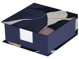 Quo Vadis - Bloc cube - Iconique - 11x11x4,5 cm - Papier Clairefontaine blanc