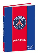 Quo Vadis - Agenda année scolaire - 2026-2027 - Eurotextagenda - Journalier - Multilingue - PSG - 12 mois de août à juillet - 12x17 cm - Papier Clairefontaine blanc - Fabrication française
