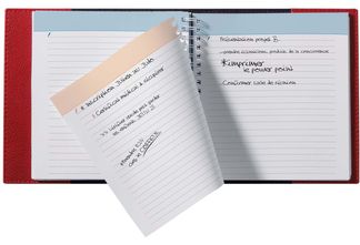 Quo Vadis - Recharge Fiches de notes - Spiralé - FICHE NOTES TIME LIFE POCKET - 10x15 cm - Papier Clairefontaine blanc - Fabrication française