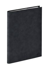 Quo Vadis - Agenda 16 mois - 2026-2027 - Plan Note - Semainier Notes - Multilingue - Andrea - Gris - 16 mois de septembre à décembre - 15x21 cm - Papier Clairefontaine blanc - Fabrication française