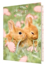 Agenda Lapin - 1 jour par page - 12,5 x 17,5 cm - Oberthur