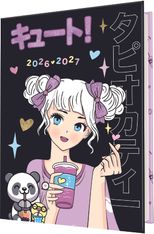 Agenda Manga girl - 1 jour par page - 12,5 x 17,5 cm - Oberthur