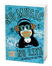 Agenda Muy Pop - 1 jour par page - 12,5 x 17,5 cm - Boy - Oberthur