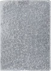 Agenda Paillettes - 1 jour par page - 13 x 18 cm - argent - Oberthur