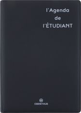 Agenda Humour Gomme - 1 jour par page - 13 x 18,5 cm - noir - Oberthur