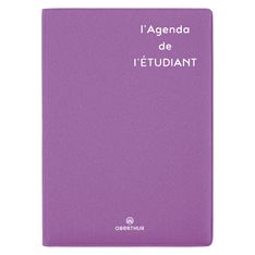 Agenda Humour Gomme - 1 jour par page - 13 x 18,5 cm - violet - Oberthur