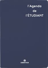 Agenda Humour Gomme - 1 jour par page - 13 x 18,5 cm - bleu marine - Oberthur