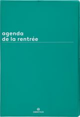 Agenda Boréal - 1 semaine sur 2 pages - 16 x 24 cm - vert - Oberthur