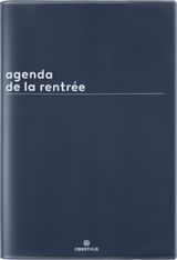 Agenda Boréal - 1 semaine sur 2 pages - 16 x 24 cm - noir - Oberthur