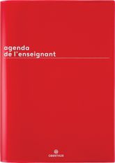 Agenda de l'enseignant Boréal - 21,5 x 30 cm - rouge - Oberthur