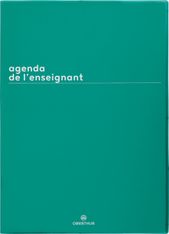 Agenda de l'enseignant Boréal - 21,5 x 30 cm - vert - Oberthur