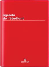 Agenda Boréal - 1 jour par page - 12,5 x 17,5 cm - rouge - Oberthur