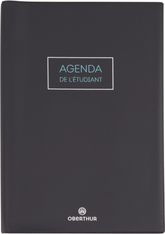 Agenda Cirrus - 1 jour par page - 12,5 x 17,5 cm - noir - Oberthur