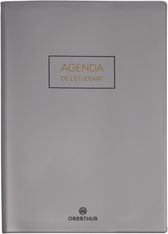 Agenda Cirrus - 1 jour par page - 12,5 x 17,5 cm - gris foncé - Oberthur