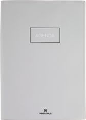 Agenda Cirrus - 1 jour par page - 15 x 21 cm - gris clair - Oberthur