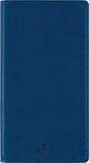 Agenda à spirale Dayton - 1 semaine sur 2 pages - 9,5 x 17,5 cm - bleu marine - Oberthur