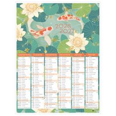Calendrier Tokyo - 6 mois par face - 21 x 26,5 cm - Oberthur