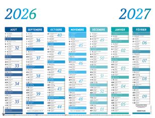 Calendrier Arc-en-ciel - 7 mois par face - 55 x 43 cm - Oberthur