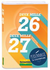 Agenda personnalisable - 1 jour par page - 12,5 x 17,5 cm - exclusivité Bureau Vallée - Oberthur
