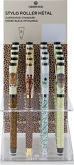 Styllo plume Animaux - 5 decors assortis - Oberthur
